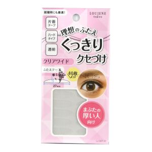 100Yen Double Eyelid Tape 40s Clear Wide