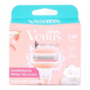 Gillette Venus Comfortglide White Tea Scent Cartridge 4s