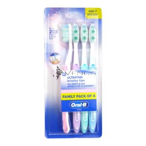 Oral-B Toothbrush Ultrathin Sensitive 4s Extra Soft