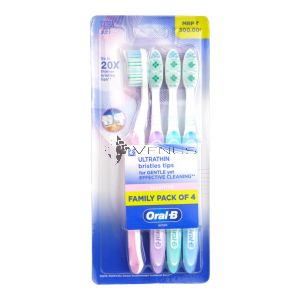 Oral-B Toothbrush Ultrathin Sensitive 4s Extra Soft
