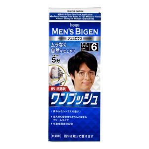 Bigen Men's Cream Color 6 (Dark Brown)