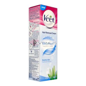 Veet Hair Removal Cream 100ml Sensitive Skin Blue