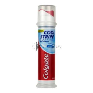 Colgate Toothpaste Pump Cool Stripe Cavity Protection 100ml 