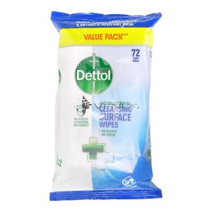 Dettol Anti Bacterial Cleansing Surface Wipes 72s