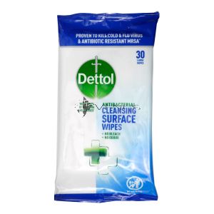 Dettol Anti Bacterial Surface Wipes 30s