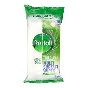 Dettol Wipes Multi Surface 80s Crisp Pear