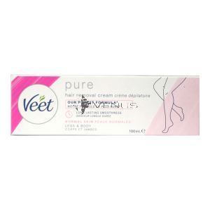 Veet Hair Removal Cream 100ml Pure Normal Skin Pink