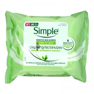 Simple Cleansing Face Wipes 25s