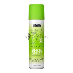 Beauty Formulas Odour Control Foot Care Shoe Spray 150ml