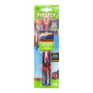 Firefly Toothbrush Battery Powered Spiderman for 6+ Years Old