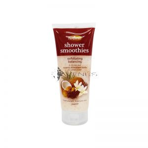 Pampered Shower Smoothie Exfoliating Balancing 200ml Coconut, Almond and Vanilla