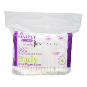 Simply Cotton Buds with Paper Stem 300s