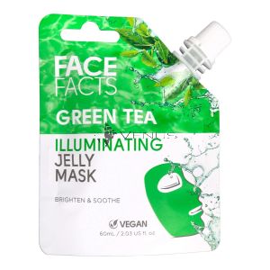 Face Facts Illuminating Jelly Mask Pouch 60ml Green Tea