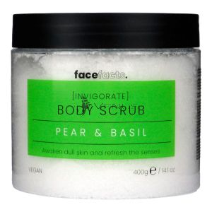 Face Facts Body Scrub 400g Pear & Basil