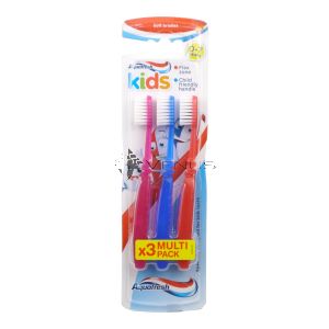 Aquafresh Toothbrush Kids Soft 3s 0-7 Years Old