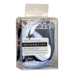 Tangle Teezer Compact Detangling Hairbrush Sky Blue Delight-Smooth & Shine