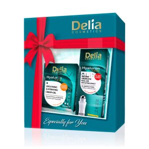 Delia Smoothing & Hydrating Cream-Gel 50ml+Under Eye Roll-On 15ml