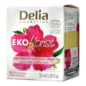 Delia Ekoflorist Lightweight Day Face Cream Soothing & Vitalizing 50ml