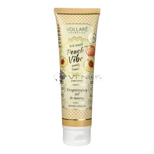 Vollare Vege Face Wash Gently Cleansing Peach Vibe 150ml