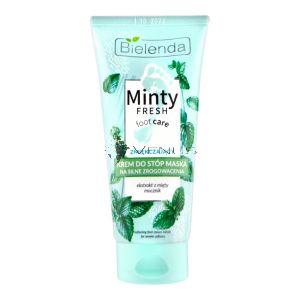 Bielenda Minty Fresh Foot Care Softening Foot Cream Mask For Calluses 100ml