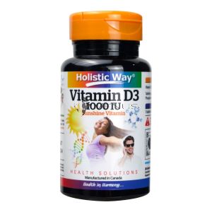 Holistic Way Vitamin-D3 1000IU 100s