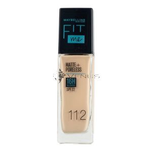 Maybelline Fit Me Matte + Poreless Foundation 112 Natural Ivory