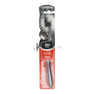 Colgate Toothbrush 360 Charcoal 1s Medium