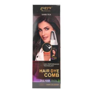 Kingyes Professional Hair Dye Comb 200ml Dark Tea