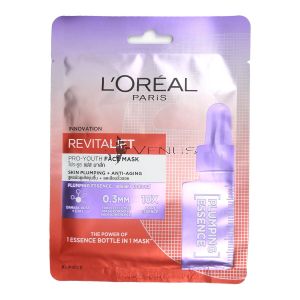 L'Oreal Revitalift Pro-Youth Face Mask 1s Skin Plumping+ Anti-Aging