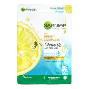 Garnier Bright Complete Serum Mask 1s Lemon Clear Up