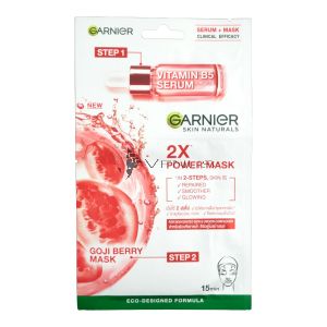 Garnier Face Mask 1s+ Serum 1.5ml Goji Berry
