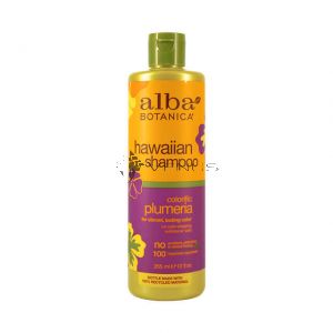 Alba Botanica Shampoo 355ml Colorific Plumeria