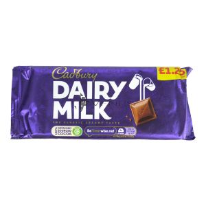 Cadbury Dairy Milk Bar Chocolate 95g