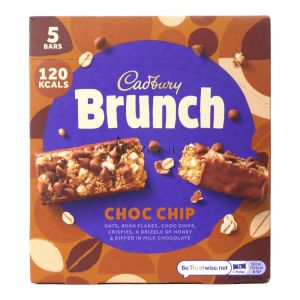 Cadbury Brunch Bar Chocolate Chip 5Bars Box