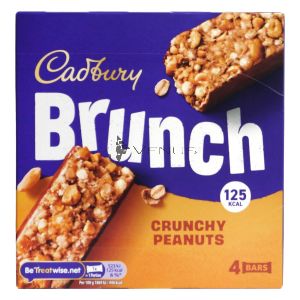 Cadbury Brunch Bar Crunchy Peanuts 4Bars Box