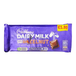 Cadbury Dairy Milk Hazelnut Bar Chocolate 95g