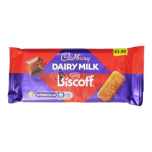 Cadbury Dairy Milk Bar Lotus Biscoff 95g