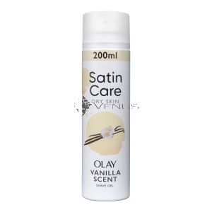 Gillette Satin Care Shave gel 200ml Dry Skin Olay Vanilla Scent