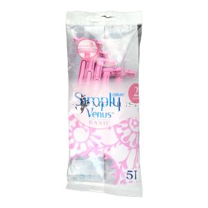 Gillette Simply Venus Basic Disposable Razor 5s