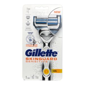 Gillette Skinguard Sensitive Power Razor 1s With Battery