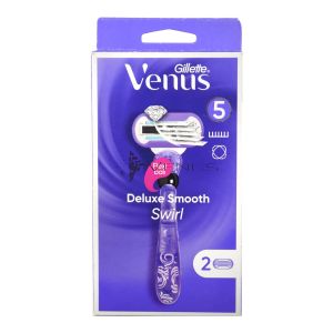 Gillette Venus Swirl Deluxe Smooth Razor Flexiball 1s +Cartridge1s