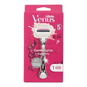 Gillette Venus Comfortglide Sugarberry Scent W/Olay Razor 1s Box