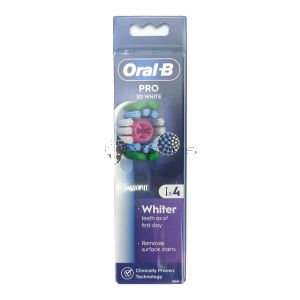 Oral-B Toothbrush Refill Pro 3d White 4s