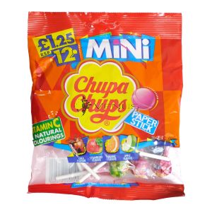 Chupa Chups Mini Lollipops Assorted 12s