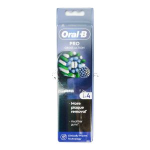 Oral-B Toothbrush Refill Pro Crossaction 4s Black
