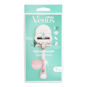 Gillette Venus Smooth Deluxe Razor 1s Sensitive Green with Holder