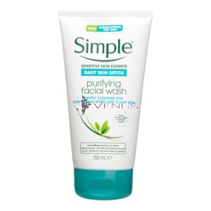 Simple Daily Skin Detox Purifying Facial Wash 150ml