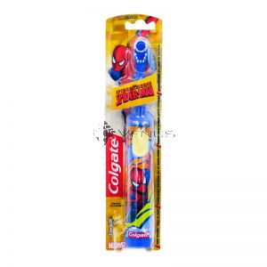 Colgate Kids Toothbrush Battery Power Spider-Man Extra Soft 1s (Yellow)