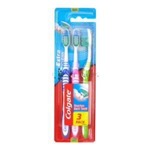 Colgate Toothbrush Extra Clean Medium 3s
