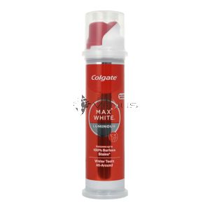 Colgate Toothpaste Pump 100ml Max White Luminous